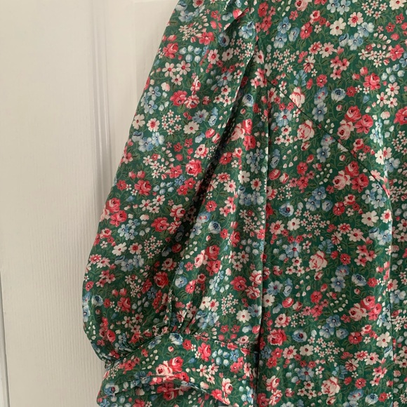 Petressa Dress Multicolor Dress Size 42 Floral Pattern Heart Buttons - Picture 3 of 7